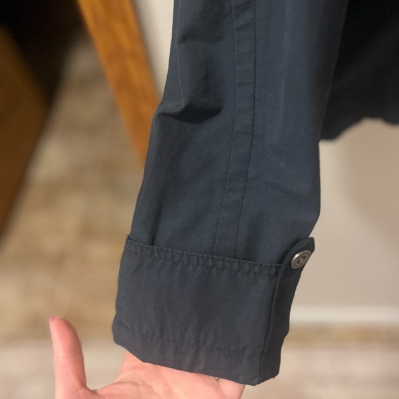 Columbia lightweight cotton blend full zip hooded jacket outdoor black - Picture 5 of 6